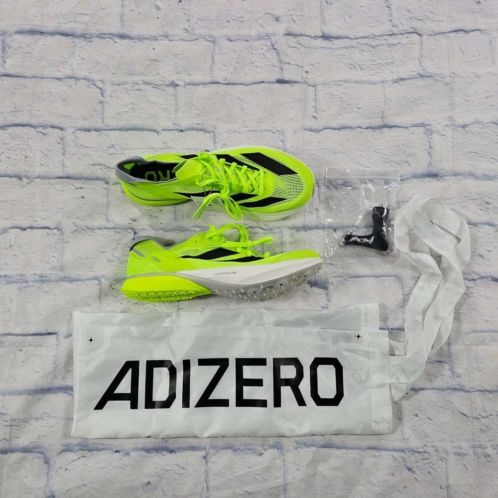 adidas Adizero Avanti TYO Men 8.5 Womens 9.5 Lucid Lemon Track Spikes IG1989